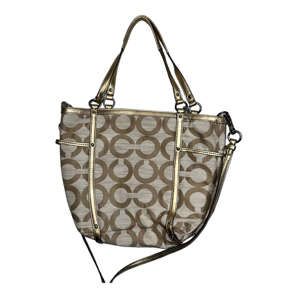 COACH AUDREY CINCHED TOTE BAG - Picture 2 of 4